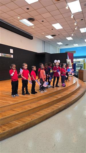 students performing a MLK tribute